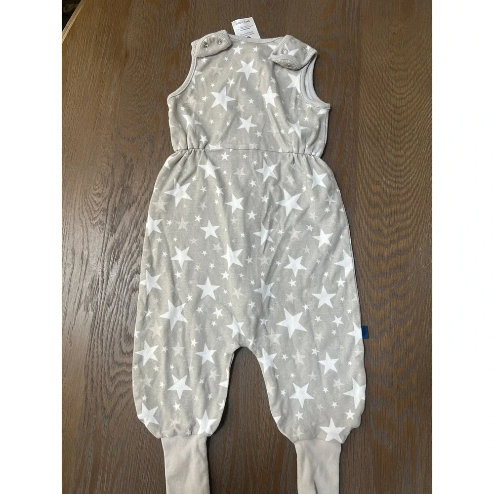 Halo SleepSack Early Walker Toddler Star Print Wearable Blanket Taupe 2T